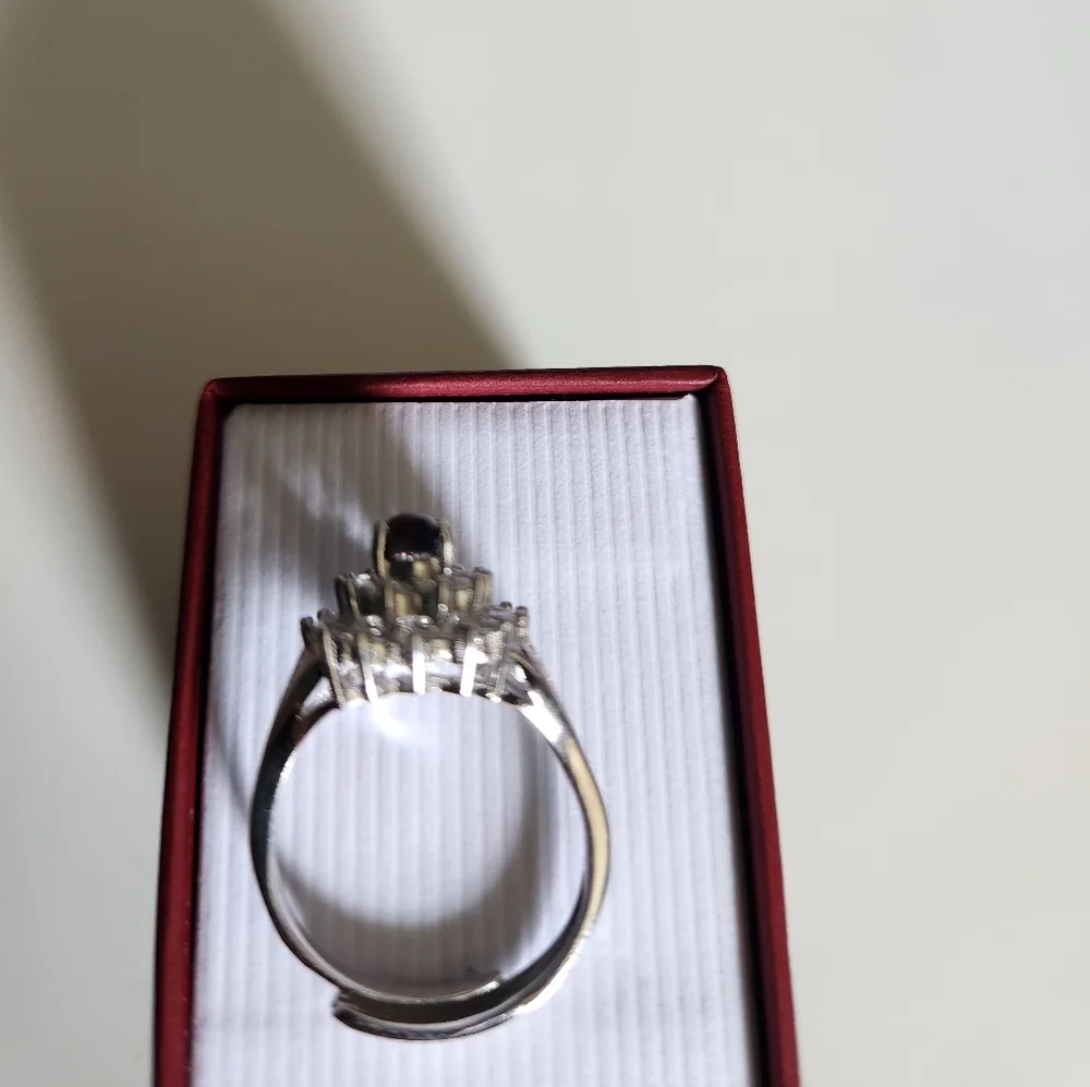 Ethiopian opal ring with adjustable size - Picture 4 of 4